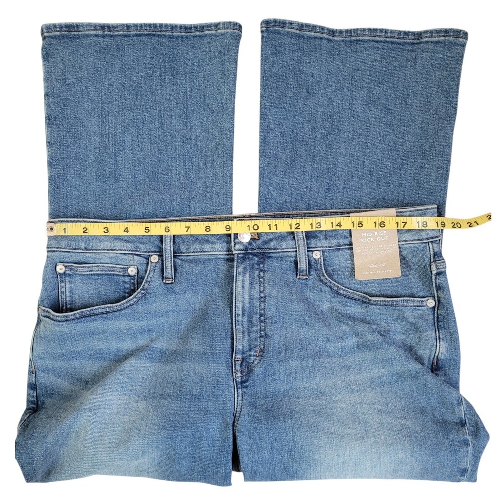 MADEWELL 16W Mid Rise Kickout Cropped Jeans Women - Picture 9 of 15
